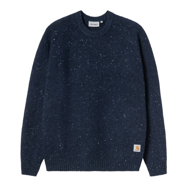 Carhartt Wip Angilistic Sweater Sweatshirt - Speckled Jupiter